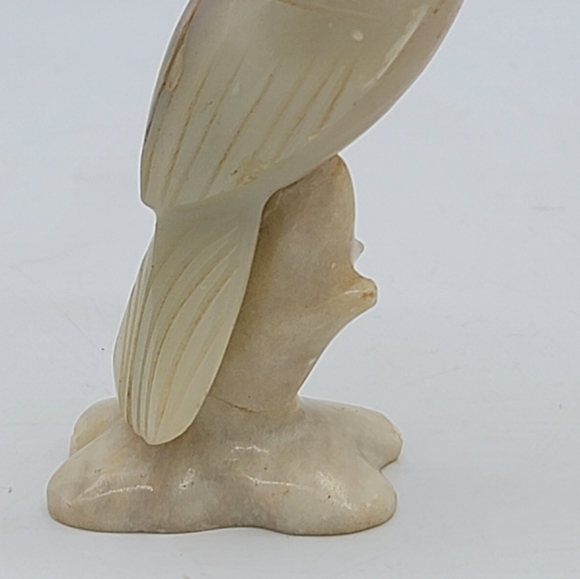 Vintage Carved Stone Toucan Figurine, 1970s Souvenir Collectible - Picture 3 of 11